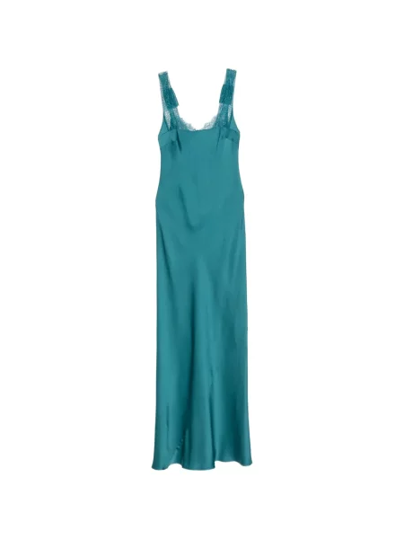 Rochie maxi Forte_forte din dantelă albastru