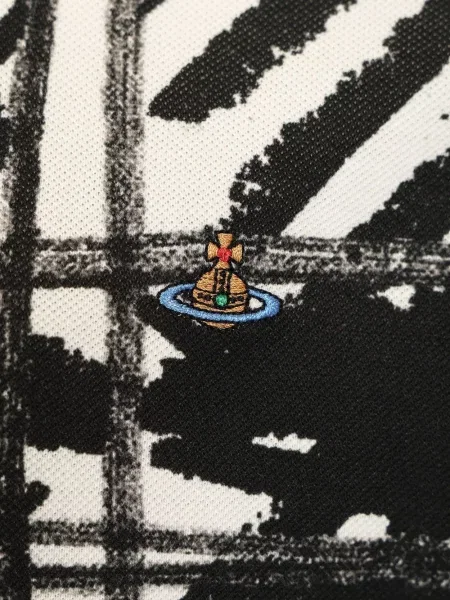 Polo Vivienne Westwood με κέντημα λευκό