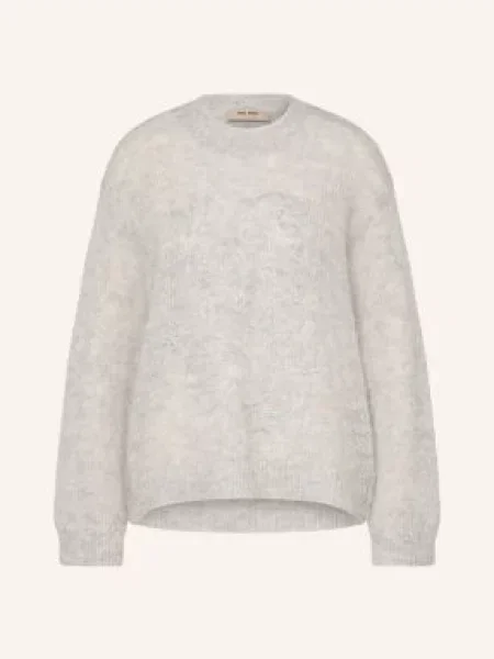 Mos Mosh Sweter Mmaroa Z Moherem grau
