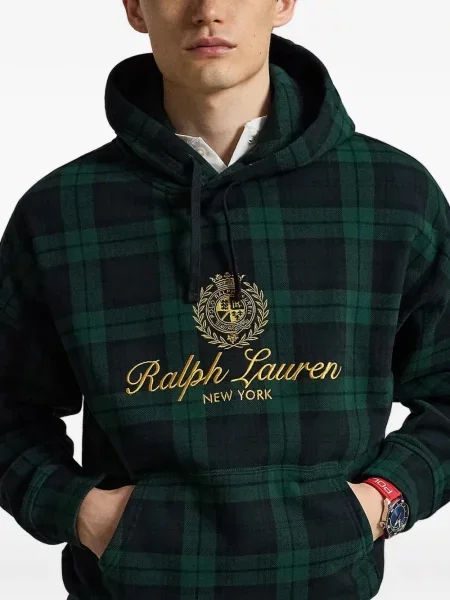 Satenske rukavice Polo Ralph Lauren s vezom s vezicama smeđa
