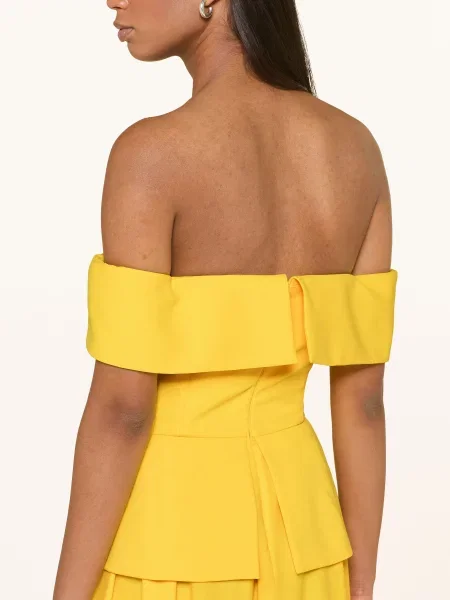 Marc Cain Večerní Šaty vibrant yellow žluté