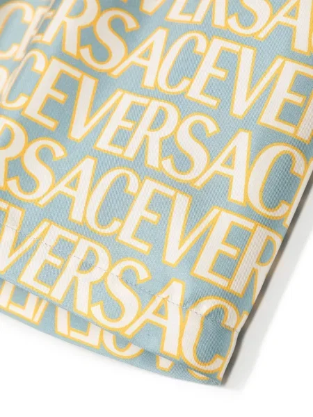 Szorty dziecięce Versace niebieskie