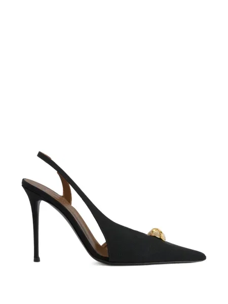 Pantofi cu toc Giuseppe Zanotti slingback negru