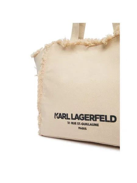 Dámska kabelka typu tote Karl Lagerfeld K/RSG béžová