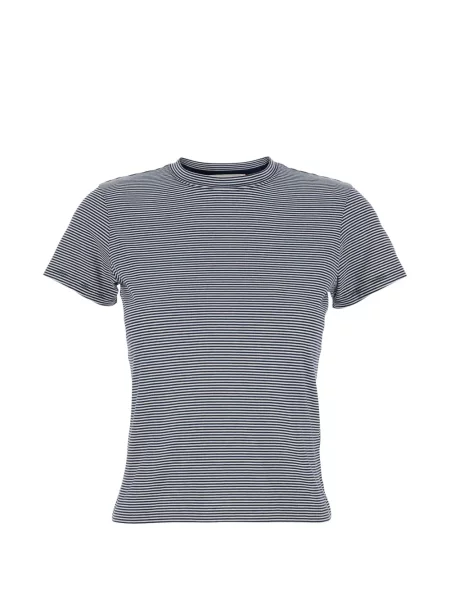 Tricou Frame cu dungi albastru