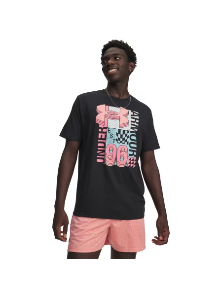 Tricou Under Armour cu autograf negru
