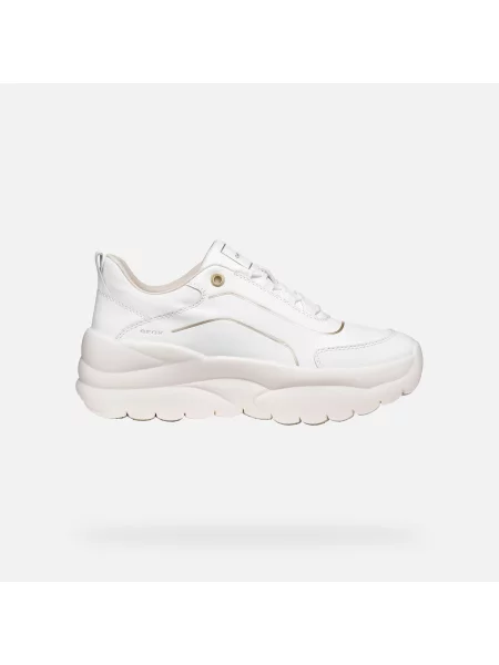 Sneakerși Geox alb