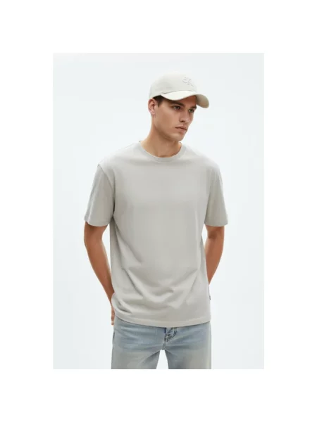 Czapka z daszkiem Calvin Klein Jeans beżowa
