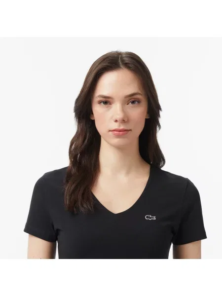 Lacoste Koszulka Lacoste czarna