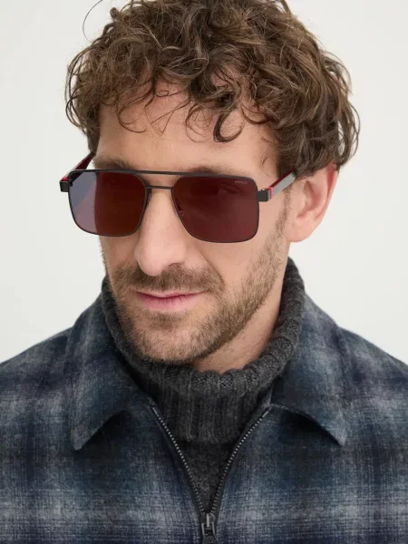 HUGO ochelari de soare barbati HG negru