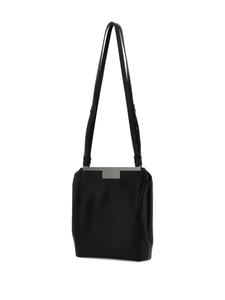 Geanta de piele Max Mara din piele negru