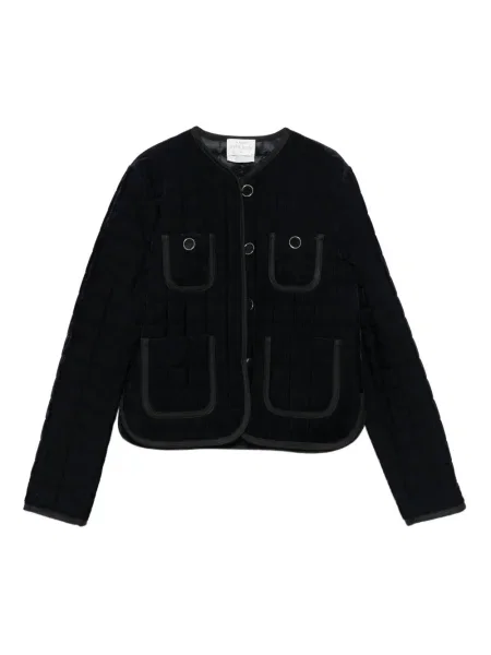 Pikowana kurtka Forte Forte niebieska