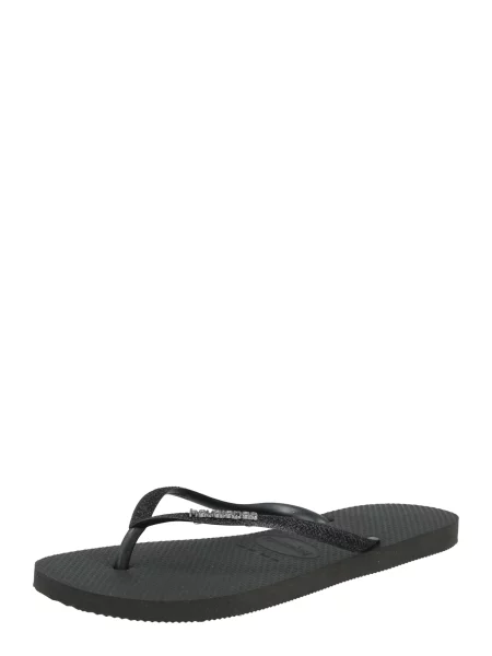 HAVAIANAS Žabky SLIM GLITTER II / strieborná čierna