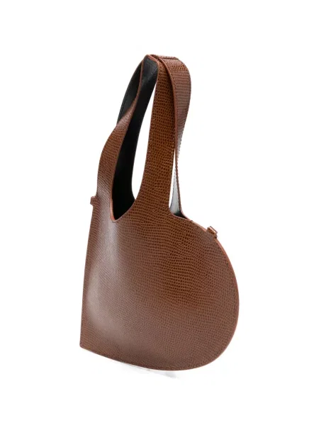 Мини чантичка Coperni със сърца кафяво