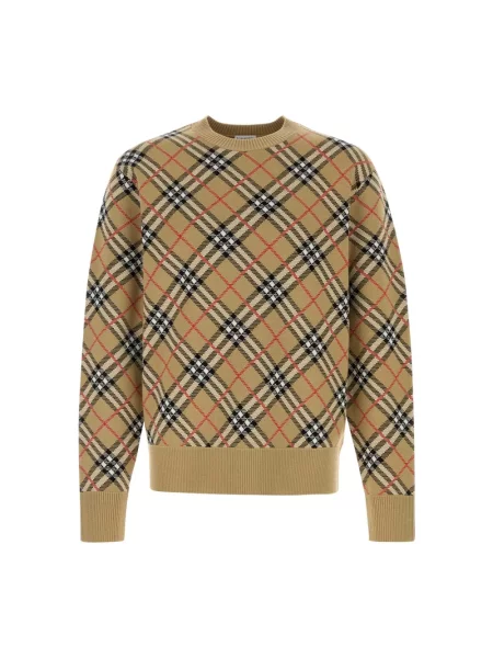 Sweter Burberry beżowy