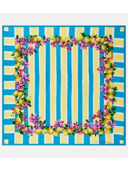 Fular Dolce&gabbana de mătase cu imagine