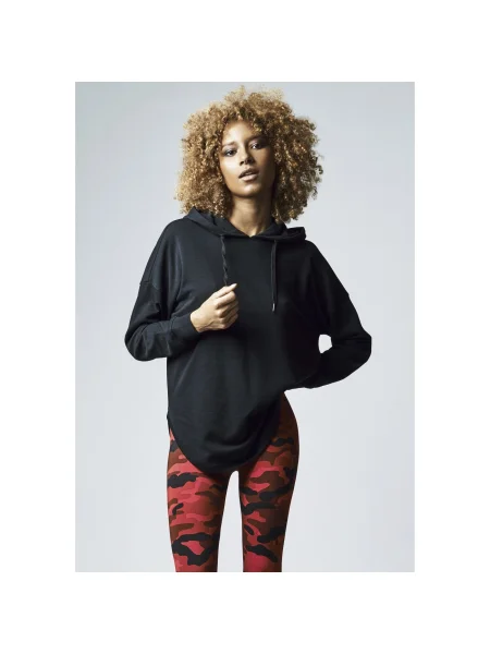 Geacă Urban Classics din material terry negru