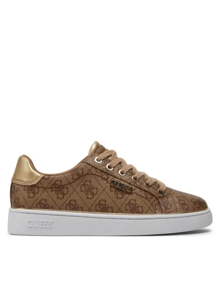 Guess Sneakersy Beckie hnědá