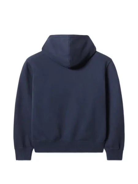 Bluza z kapturem dziecięca Maison Kitsune niebieska