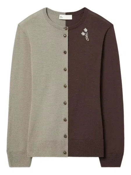 Brosa Tory Burch de lână gri