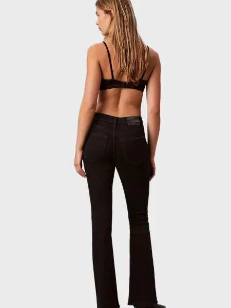Джинсы Calvin Klein Jeans с высокой посадкой черные