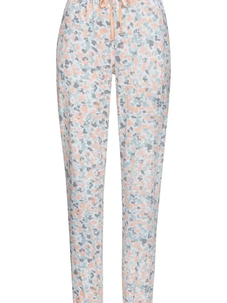 VIVANCE by LASCANA Pantaloni de pijama Dreams albastru deschis / portocaliu alb