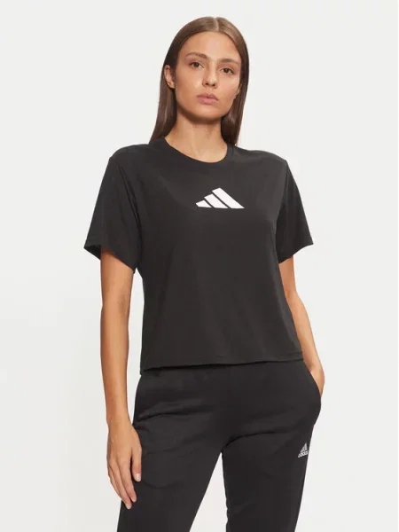Koszulka fitness ADIDAS czarna