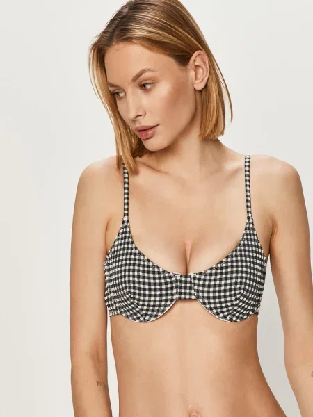 Plavková podprsenka Pepe Jeans tmavomodrá mírně vyztužená