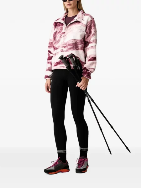 Pulover Columbia din fleece cu imagine alb