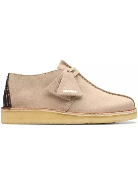 Púštne členkové topánky Clarks béžová
