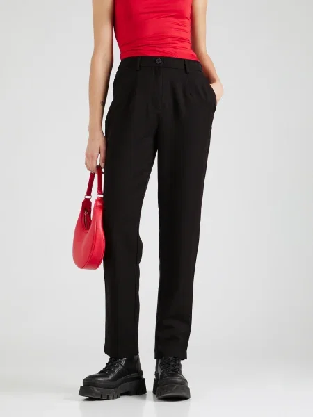 PIECES Pantaloni cutați PCKAMIL' negru