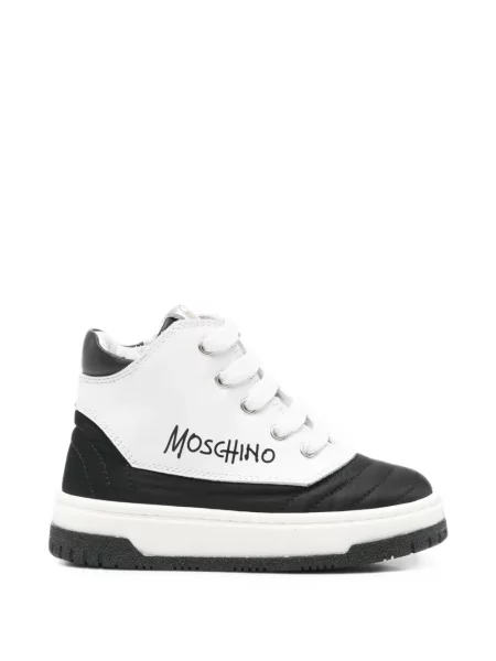 Sneakersy dziecięce Moschino białe