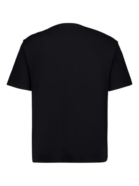 Tricou Frescobol Carioca cu decolteu rotund negru