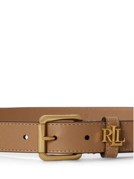 LAUREN RALPH LAUREN Nadrágszíj Világosbarna