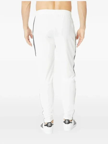 Pruhované krajkové pruhované tričko Adidas s vázáním šedé