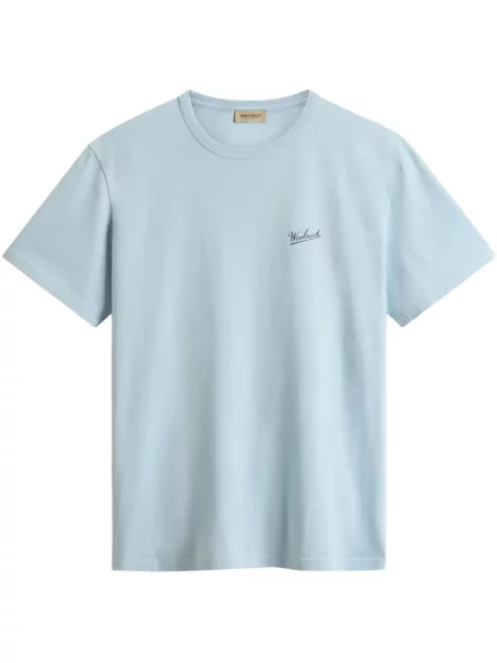 Tricou Woolrich cu imagine albastru