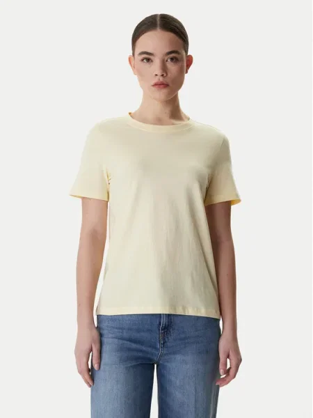 VERO MODA Tricou VMPAULINA pastel galben