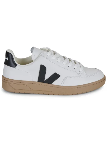 Sneakerși Veja V-12 din piele alb
