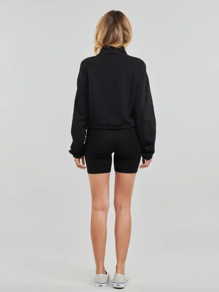 Hanorac din fleece Vans din fleece de jumătate de fermoar negru
