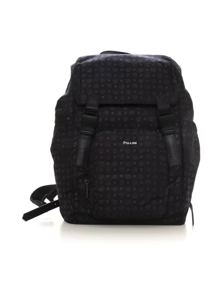 Torba Pollini z logo czarna