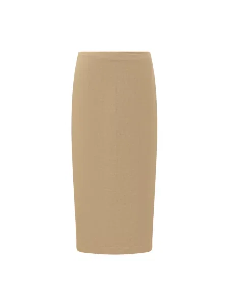 Spódnica midi Max Mara beżowa