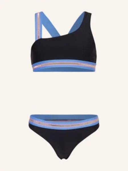 Molo Góra Od Bikini Bustier Nicola Z Ochroną Uv schwarz czarne