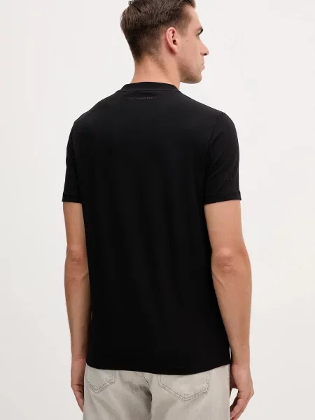 Karl Lagerfeld tricou cu imprimeu negru