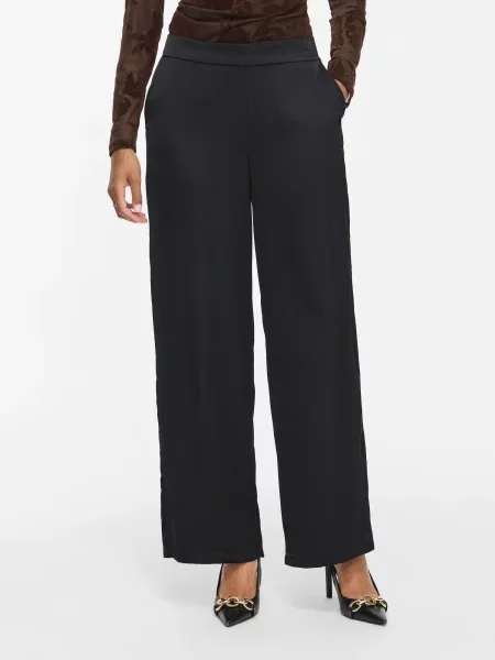 VILA Pantaloni VIENNA RAVENNA' negru