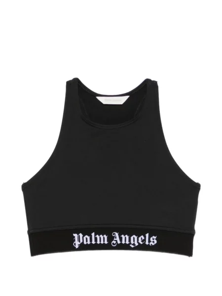 Top sport Palm Angels cu autograf negru