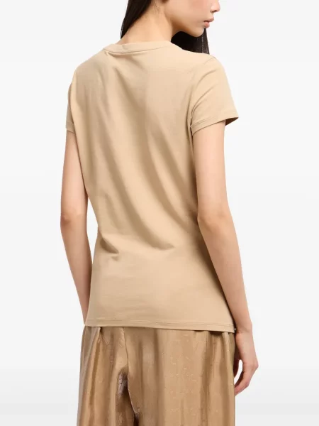 Tricou Armani Exchange cu imagine galben