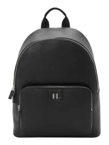 Karl Lagerfeld Rucsac / argintiu negru