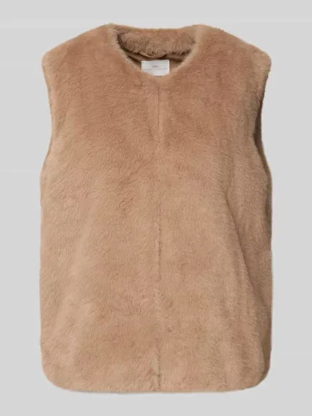 Kamizelka z obszyciem ze sztucznego futra Fynch-hatton beżowa