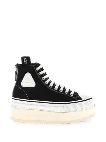Sneakerși R13 cu platformă negru