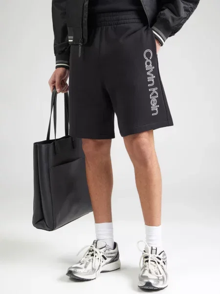 Calvin Klein Pantaloni negru alb